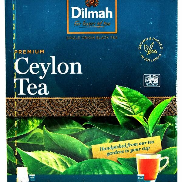 Чай Dilmah Цейлонский, черный, 100 пакетиков, 200г