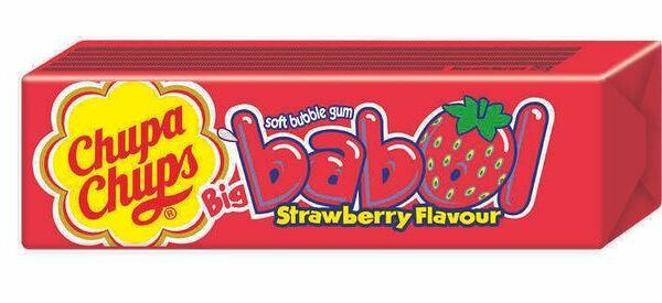 Жевательная резинка Chupa-Chups Биг Бабол со вкусом Клубники, 21г