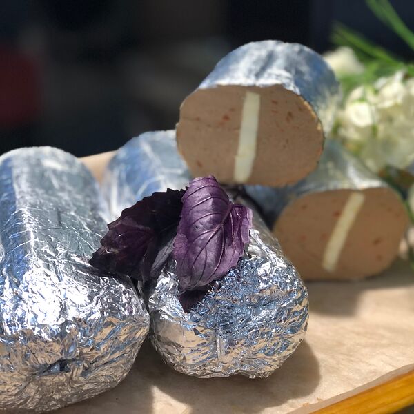 Паштет с маслом