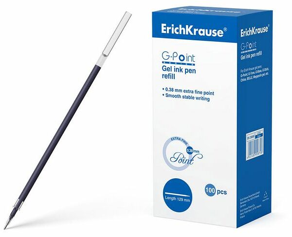 Стержень для гелевой ручки Fine (Файн) синий ТМ Erich Krause (Эрих Крауз)
