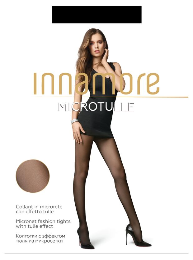 

Колготки жен INNAMORE микросетка Microtulle nero 4