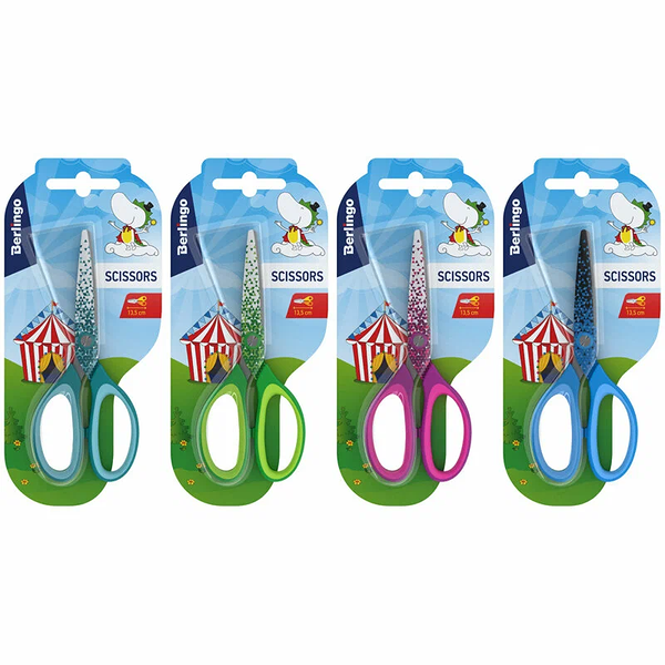 Ножницы детские Berlingo 13.5 см 1 шт в ассортименте