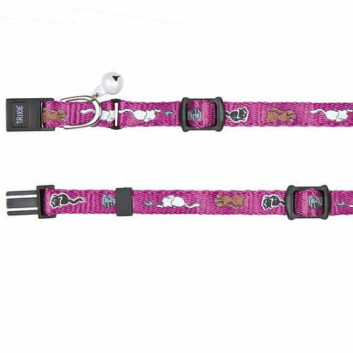 Ошейник для котят TRIXIE нейлон с рисунком