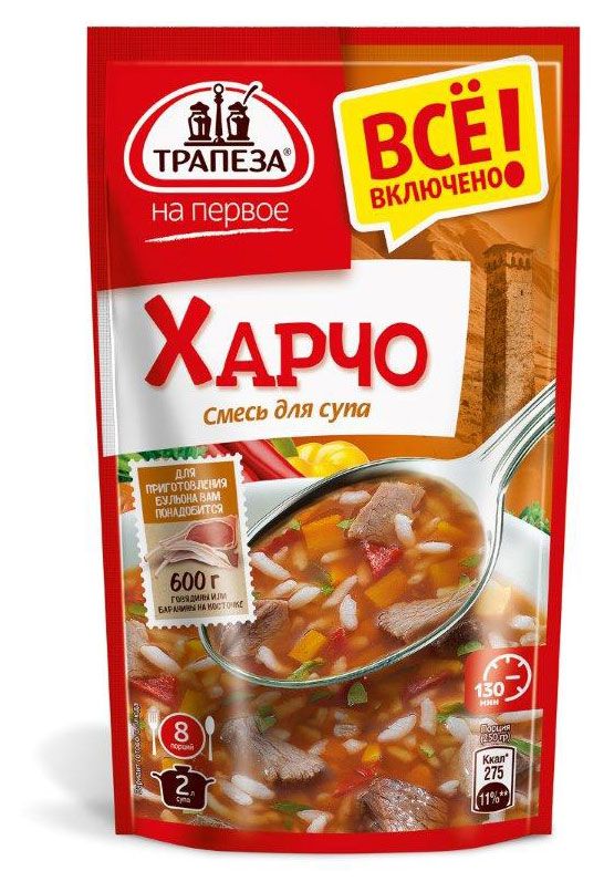 

Смесь для супа Харчо На Первое ТМ Трапеза