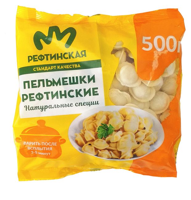 

Пельмени Рефтинская птицефабрика Рефтинские, 500 г