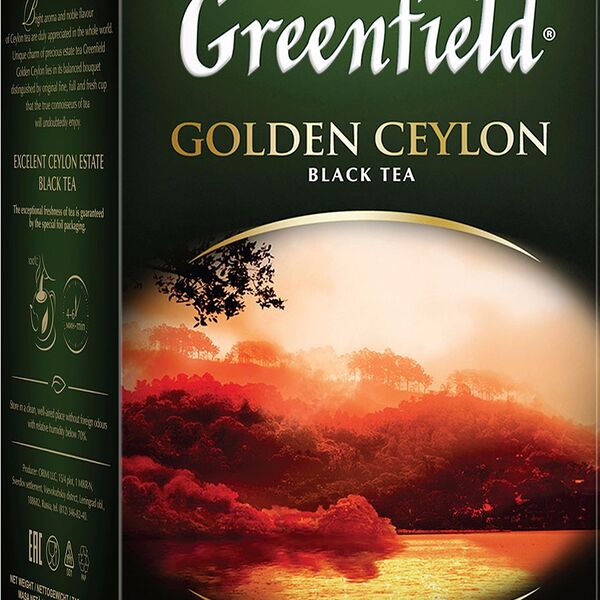 Чай черный Greenfield Golden Ceylon листовой