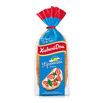 Батон Хлебный дом Утренний, нарезка