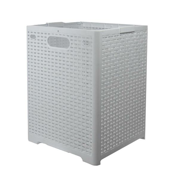 Корзина для белья Verde Foldi, 32х34х44 см, 47 л, складная, пластик, белый