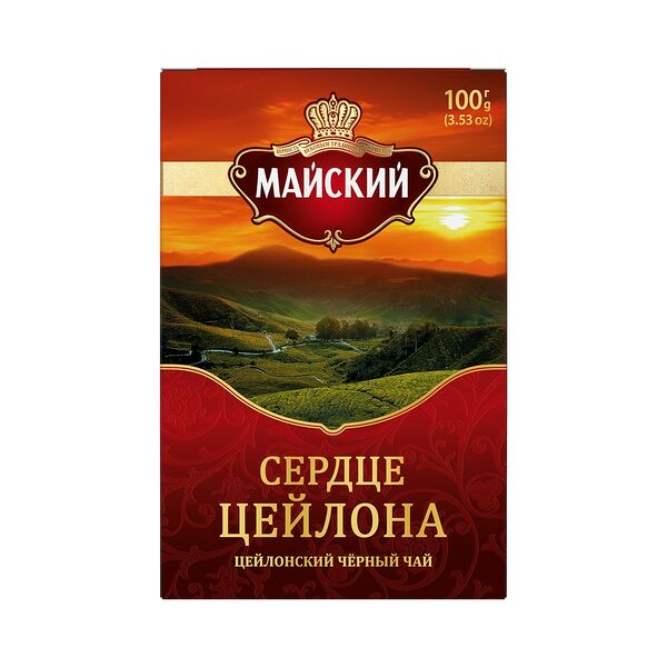 Чай черный Майский Сердце Цейлона 100г
