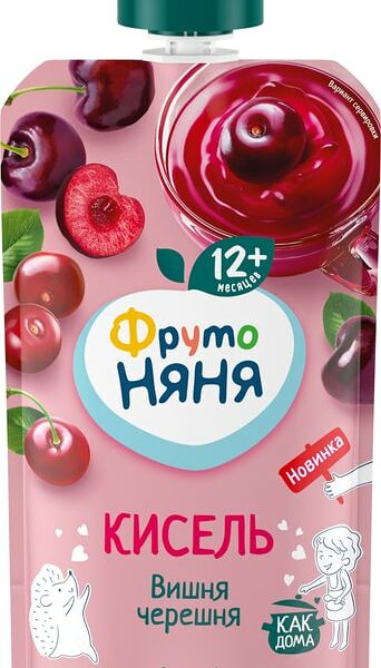 Кисель ФрутоНяня Вишня-Черешня с 12 месяцев 130г