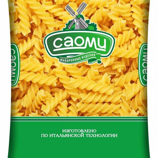 Макаронные изделия Саоми Спиральки фигурные, 400 г