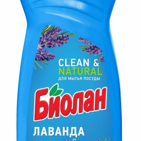 Средство для мытья посуды Биолан лаванда и витамин Е, 900 г
