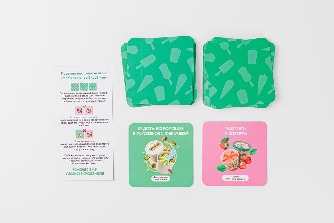 

Игра настольная Мемо Мороженое