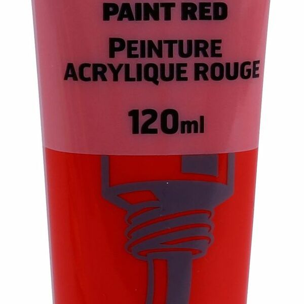 Краска акриловая АШАН Красная птица красная 120мл