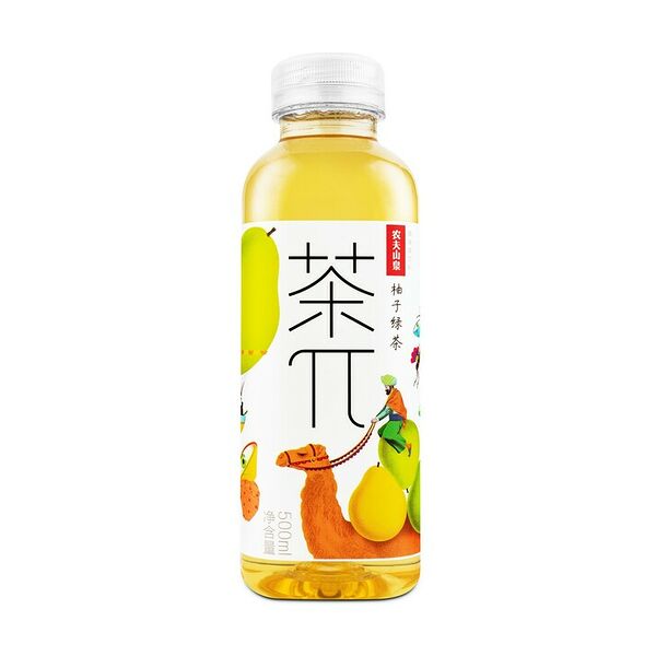 Холодный чай зеленый Чай Пи со вкусом помело, 500 мл