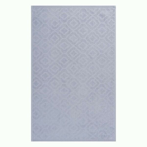 Полотенце махровое Cleanelly Tracery, 30х50 см, пестротканное, серый, хлопок, 460 г/м2