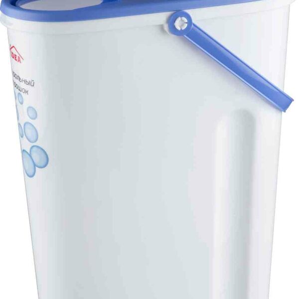 Контейнер для стирального порошка Idea, сиреневый, 200×140×320 мм, 5 л