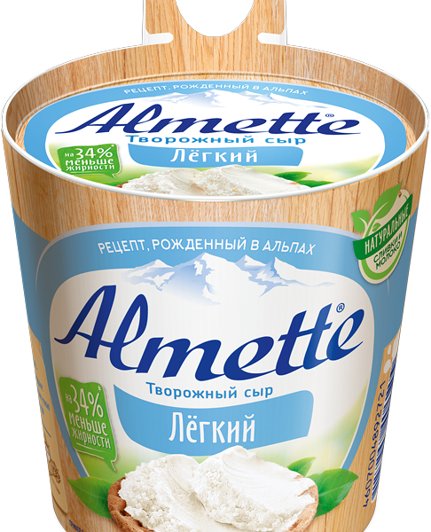 Сыр творожный Almette Легкий, 150 г