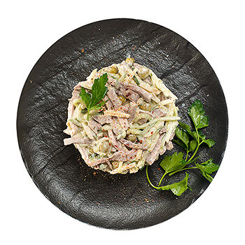 Салат с говяжьим языком от бренд-шефа АВ, Россия