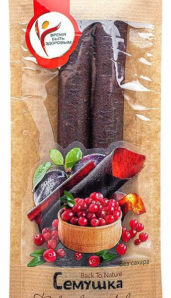 Фруктовый лаваш клюквенный со сливой ТМ Семушка