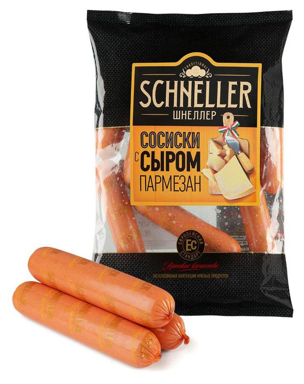 

Сосиски Schneller с сыром пармезан