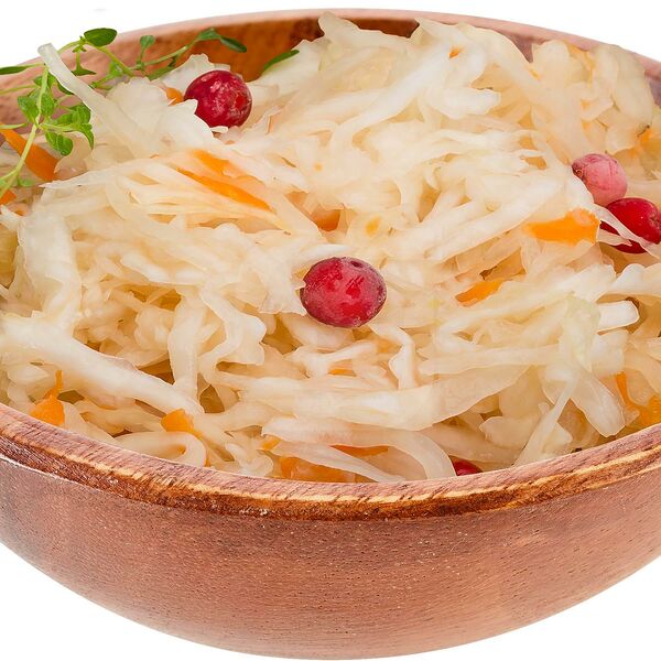 Капуста квашеная Домашний вкус белокочанная с клюквой 900 г