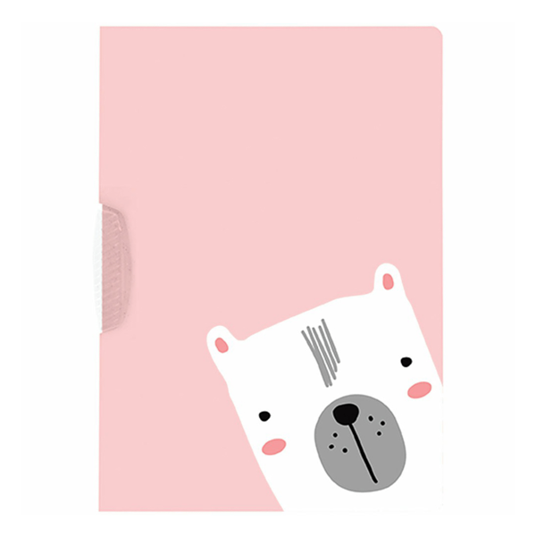 Папка Colorio Медведь с зажимом А4