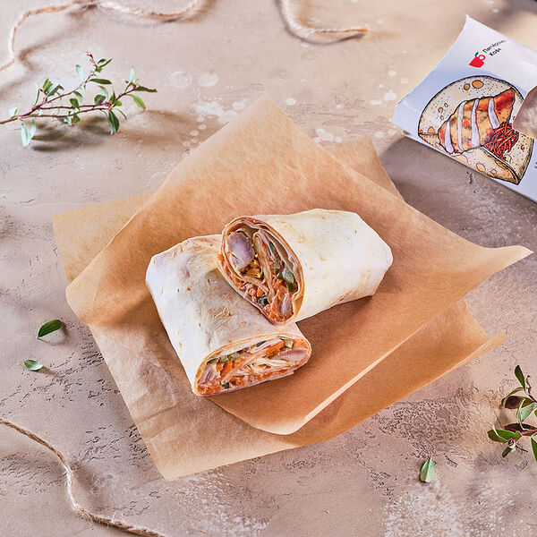 Шаурма Рестория Шеф с курицей 200г