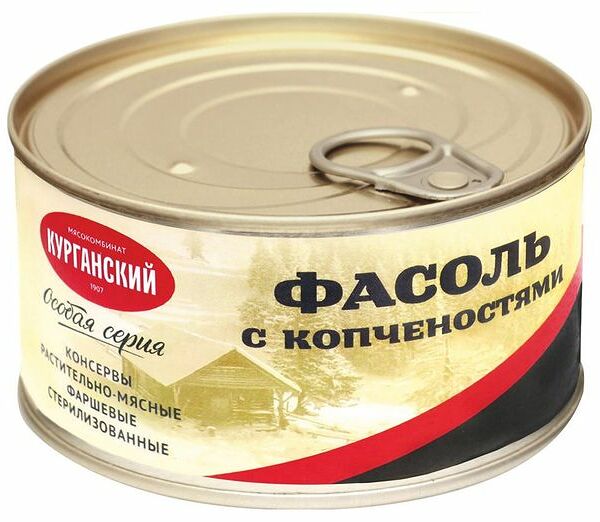 Фасоль с копченостями Особая серия ТМ Курганский стандарт