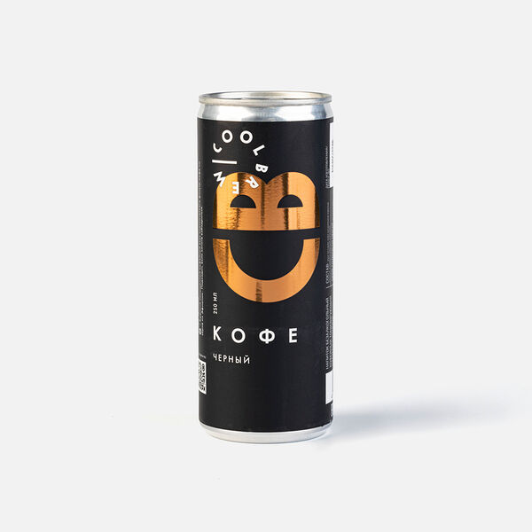 Кофе черный в банке, кафе