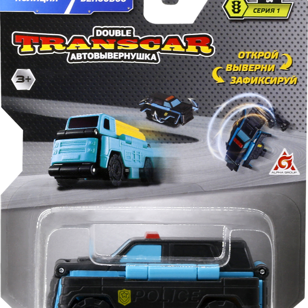 Машинка-трансформер 1TOY Transcar 2в1, в ассортименте  