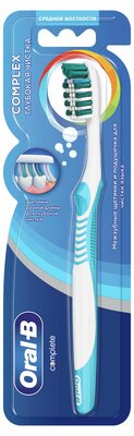 Зубная щетка Oral-B Complete Глубокая Чистка 1 шт., цвет в ассортименте