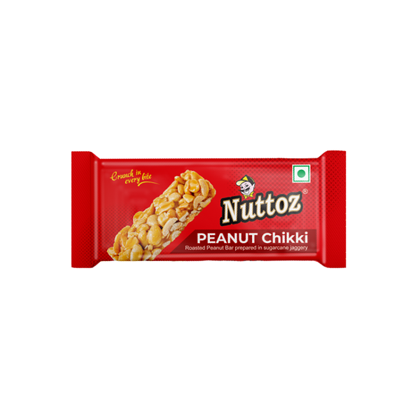 Чикки Арахис из орехов и сахара Nuttoz, 15 г