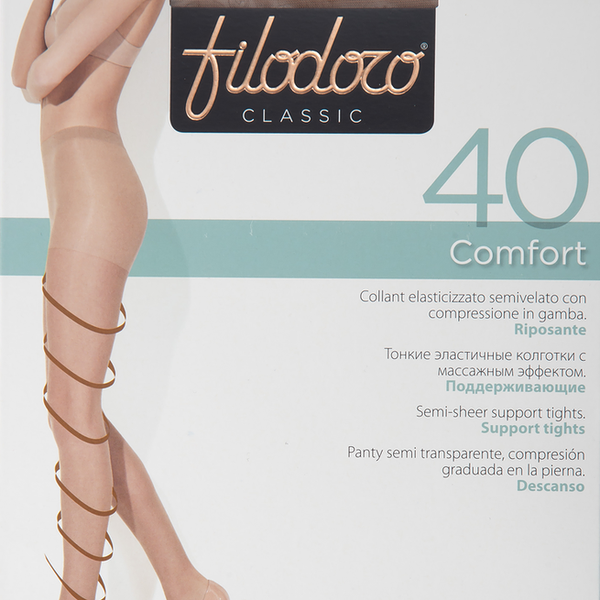 Колготки женские FILODORO CLASSIC Comfort 40 den playa 2