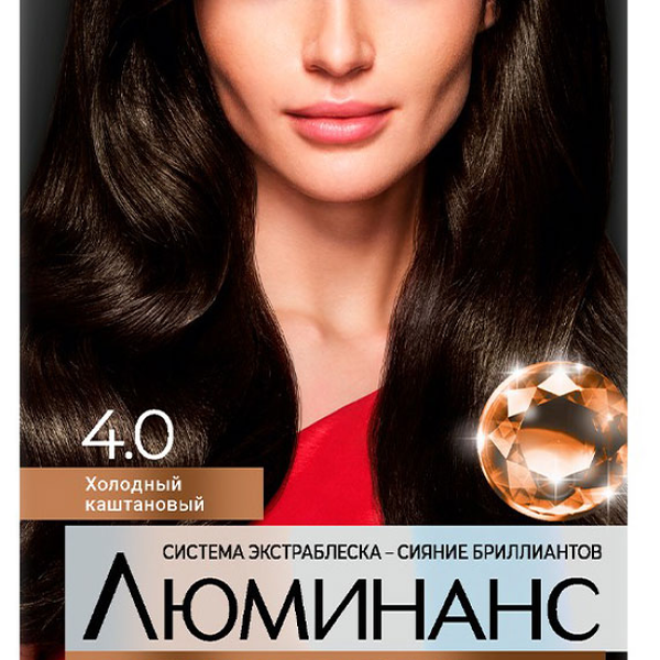 Краска для волос Luminance 4,0 Холодный каштановый