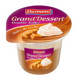 Пудинг  Гранд Десерт молочн карам 4,7% со слив карам муссом солен карамель 200г