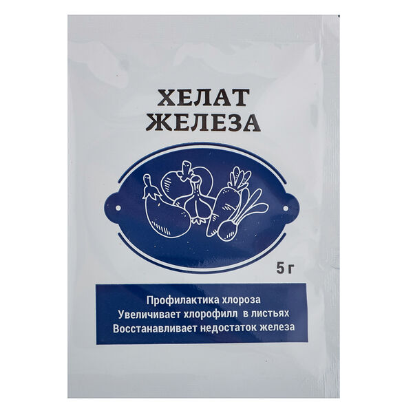 Удобрение Зеленое сечение Хелат железа 5г