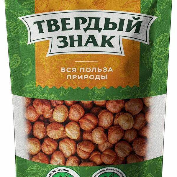 Фундук Твердый знакъ очищенный 150г