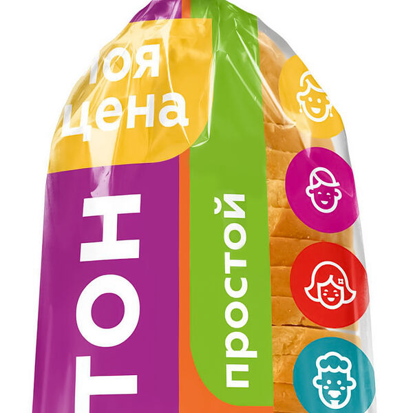 Батон Моя цена Простой нарезной