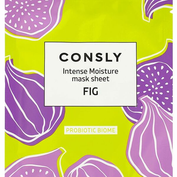 Маска тканевая Consly Probiotic Biome Fig с экстрактом инжира, 25 мл