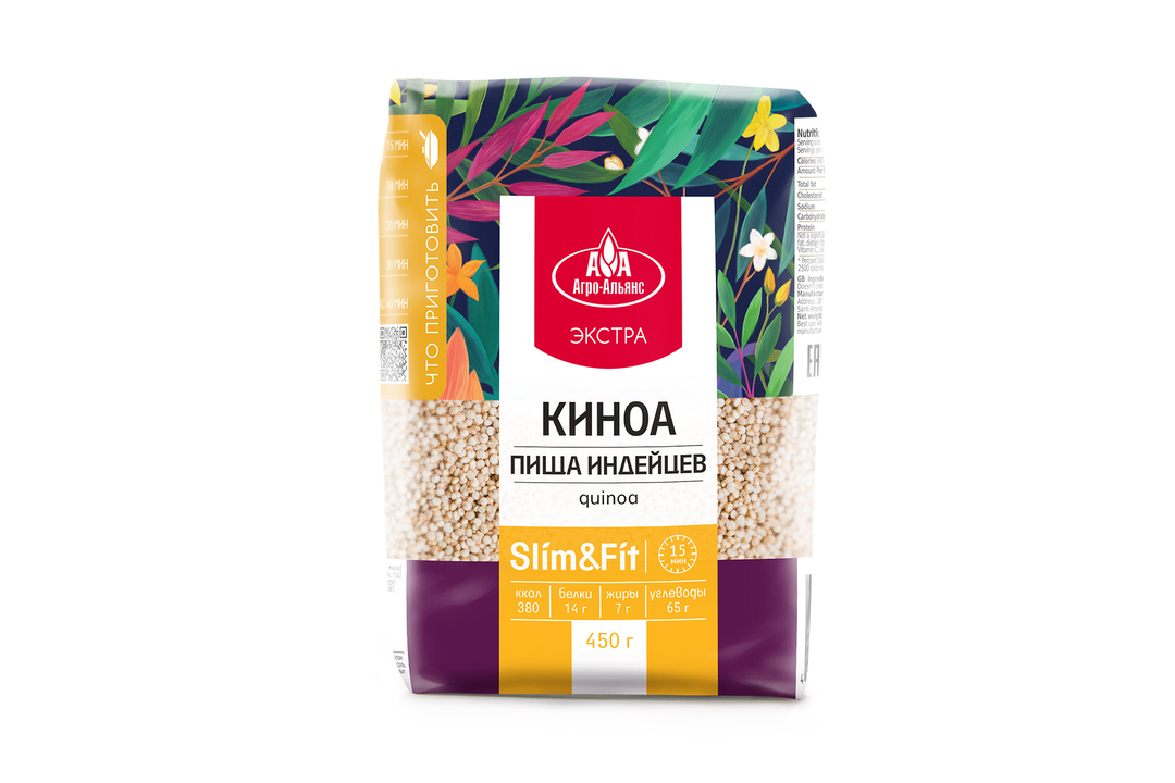 

Киноа Агро-Альянс Slim & Fit 450 г
