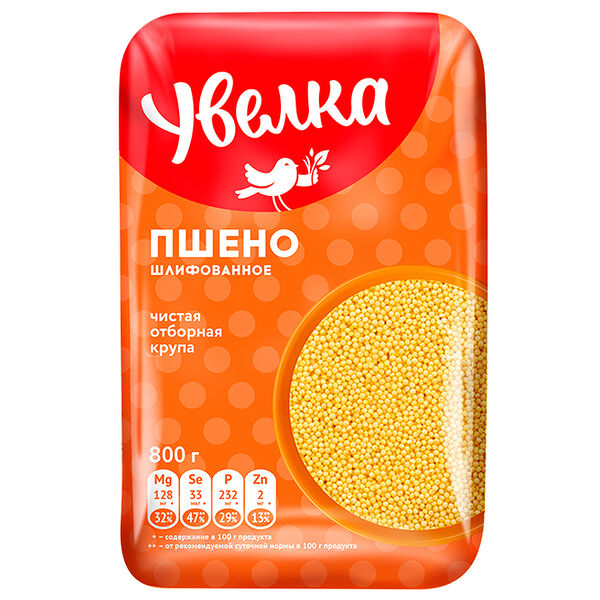 Пшено шлифованное Увелка