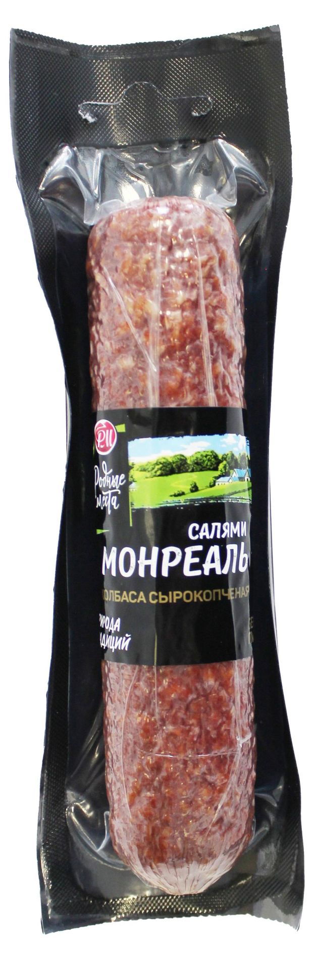 

Колбаса Родные места Салями Монреаль сырокопченая 180 г