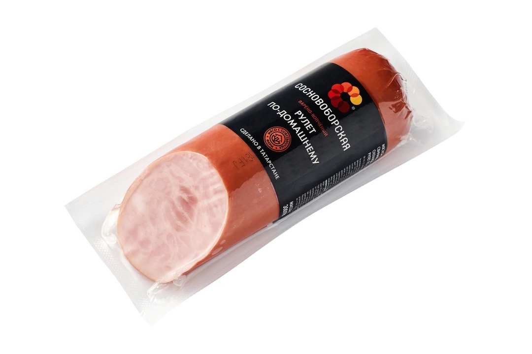 

Рулет из свинины варено-копченый Сосновоборская по-домашнему 300 г