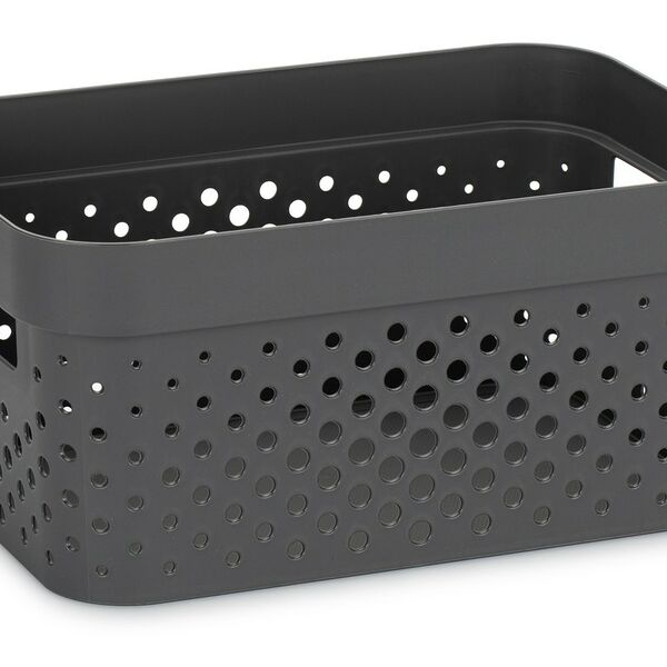 Корзина для хранения Curver Infinity темно-серая 4.5 л, 26 x 17.5 x 12.3 см