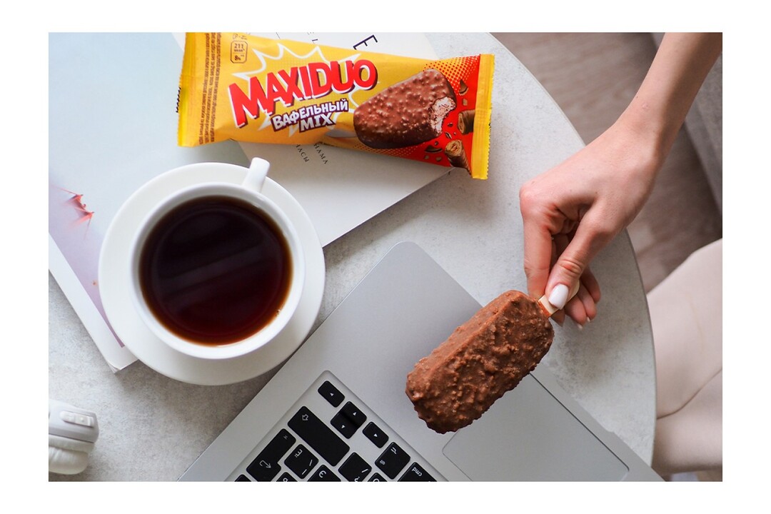 

Мороженое Maxiduo Вафельный Mix 63 г