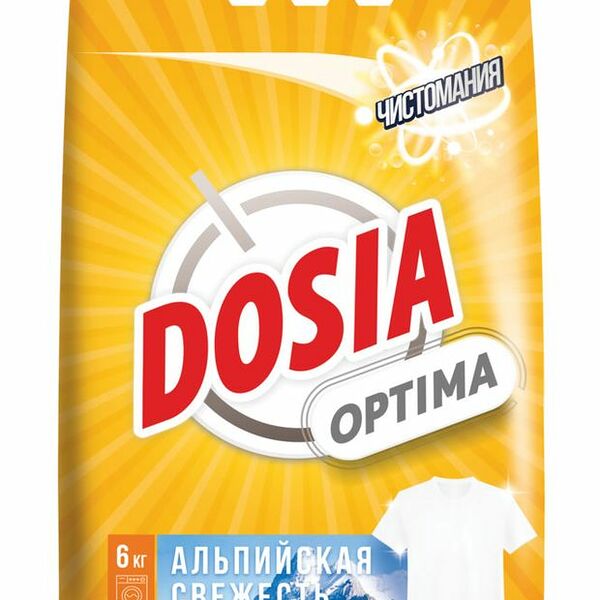 Стиральный порошок Dosia Optima Альпийская свежесть 6000 г