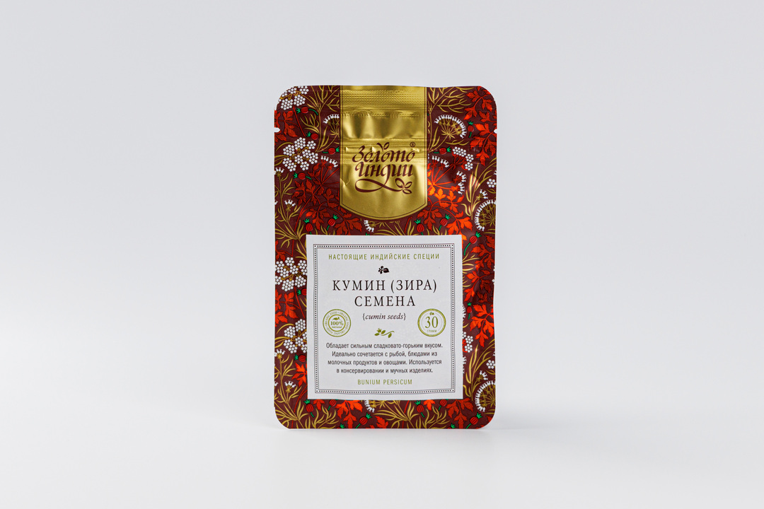 

Кумин (зира) Золото Индии семена 30 г
