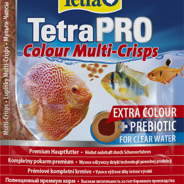 Чипсы для окраса всех видов рыб Тетра (Tetra) Pro Colour Multi-Crisps