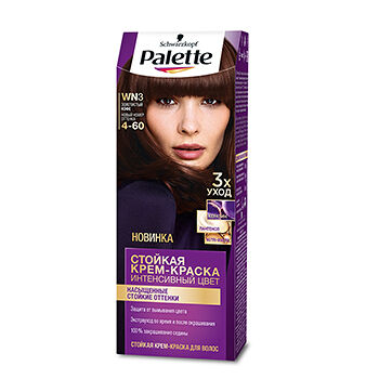 Крем-краска для волос PALETTE ICC WN3 (4–60) Золотистый кофе 110мл